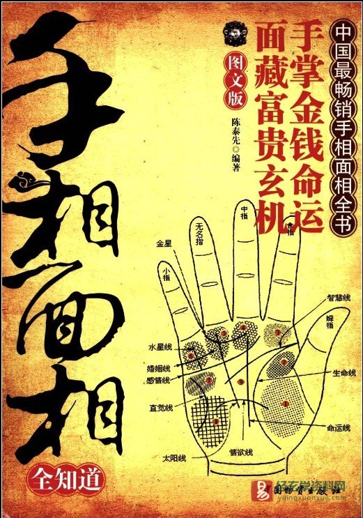 陈泰先著《手相面相全知道》完整版PDF电子书（427页）_易经玄学资料网