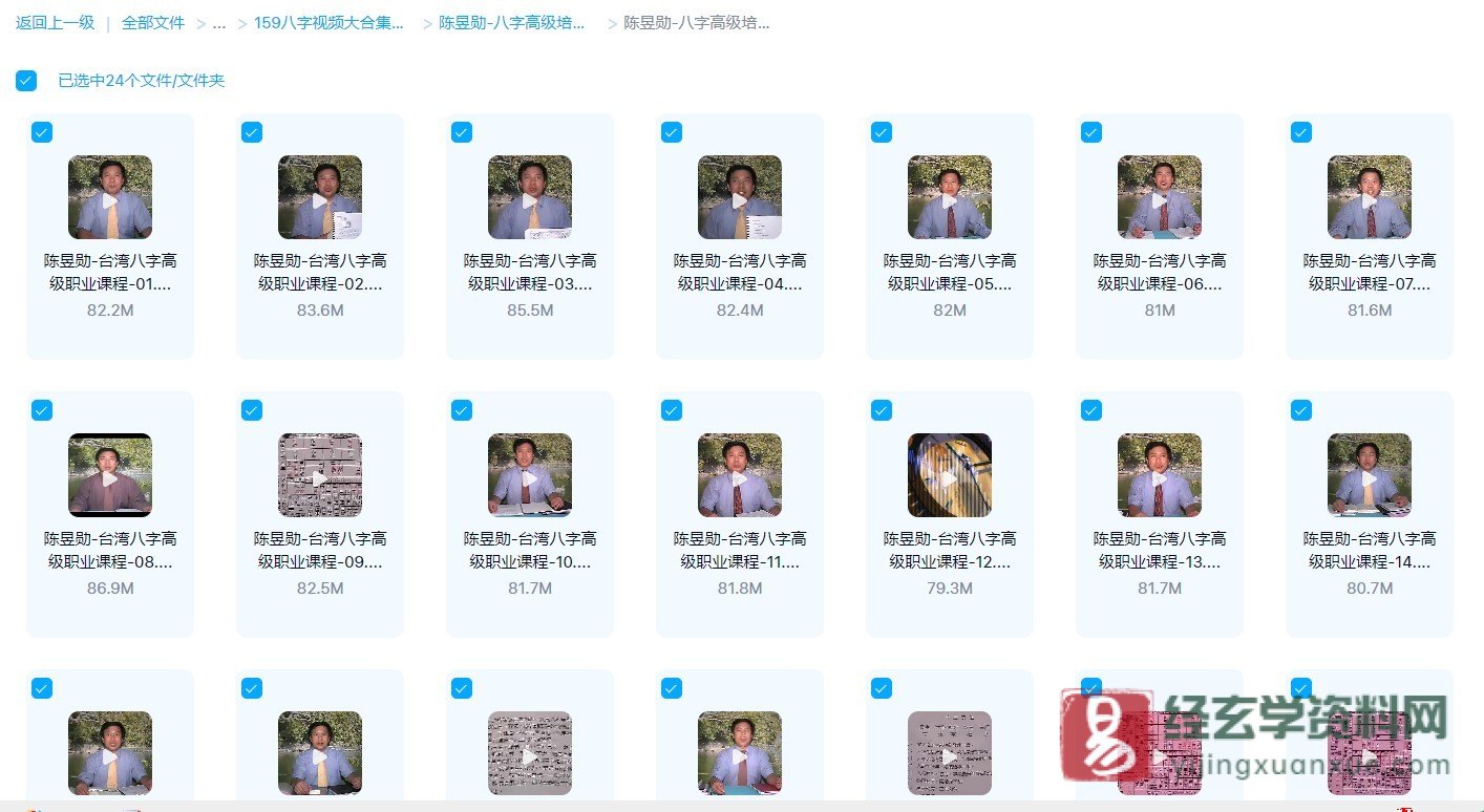 图片[2]_陈昱勋-八字高级培训课+八字高级职业班培训讲座（视频48集+讲义）_易经玄学资料网