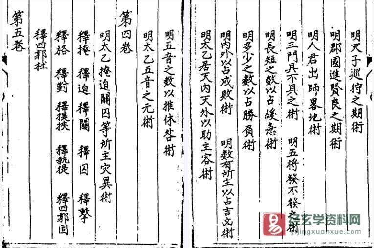 图片[6]_明代道家古籍《太乙统宗宝鉴》电子书PDF（共20卷519页双页版）_易经玄学资料网