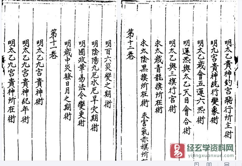 图片[10]_明代道家古籍《太乙统宗宝鉴》电子书PDF（共20卷519页双页版）_易经玄学资料网