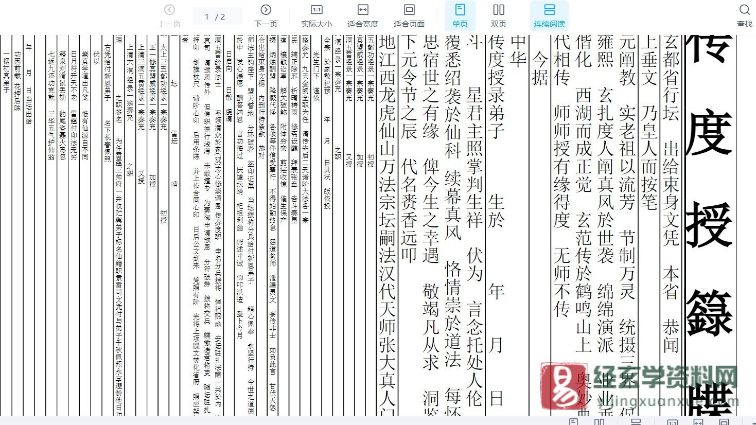 图片[4]_道家《天师经箓》word资料合集（67个文档）_易经玄学资料网