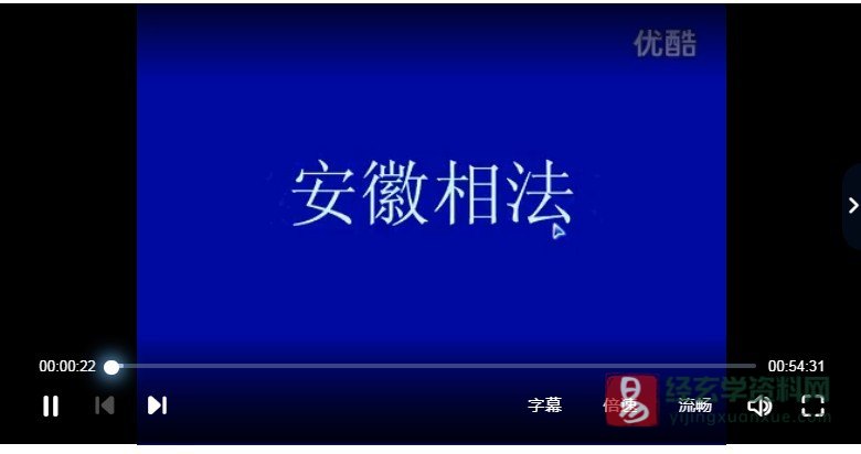 安徽相法初级教程（视频8讲）_易经玄学资料网