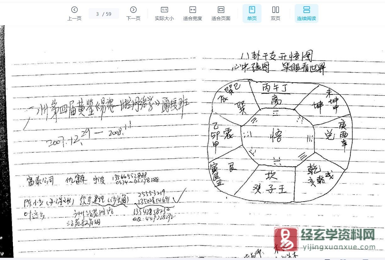 图片[3]_四维预测培训面授班笔记（手抄本）电子版PDF（59页）_易经玄学资料网