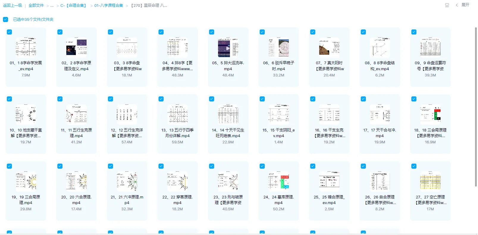 图片[1]_星辰命理八字命理学系统课程（视频35集）_易经玄学资料网