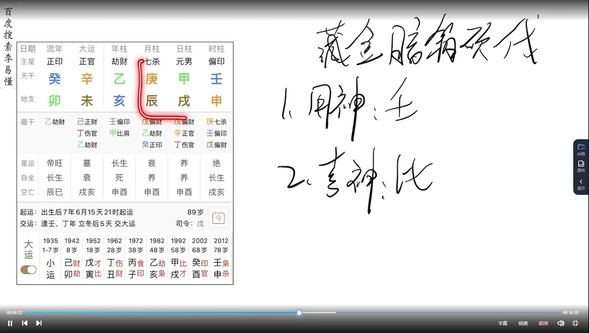 图片[5]_李易懂古法八字课程（视频42集）_易经玄学资料网