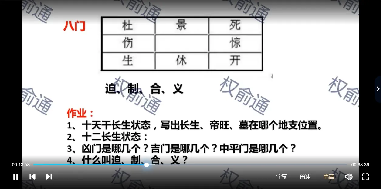 图片[4]_权俞通-数字奇门研修班（视频15集）_易经玄学资料网