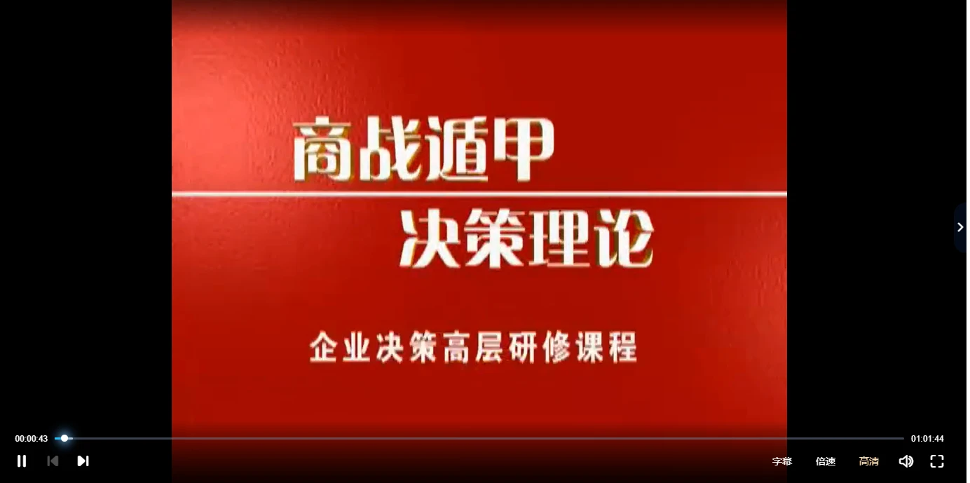 蔡炳丁-商业遁甲决策理论企业决策高层研修课（视频34集）_易经玄学资料网