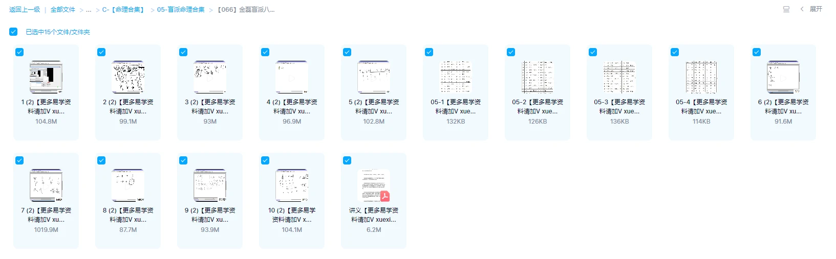 图片[1]_金磊盲派八字八字课程（视频+讲义）_易经玄学资料网