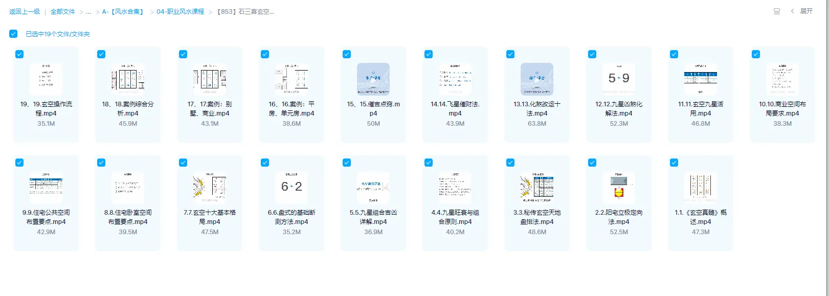 图片[1]_石三喜《玄空真髓》完整版视频19集_易经玄学资料网