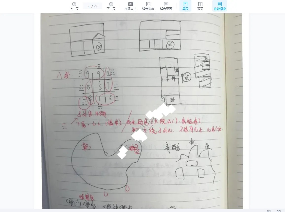 图片[2]_风水内部核心笔记手写资料（PDF文档29页）_易经玄学资料网