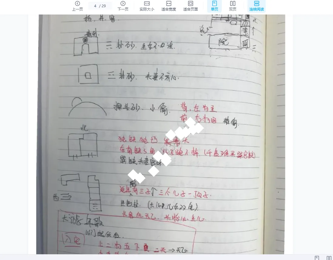 图片[4]_风水内部核心笔记手写资料（PDF文档29页）_易经玄学资料网