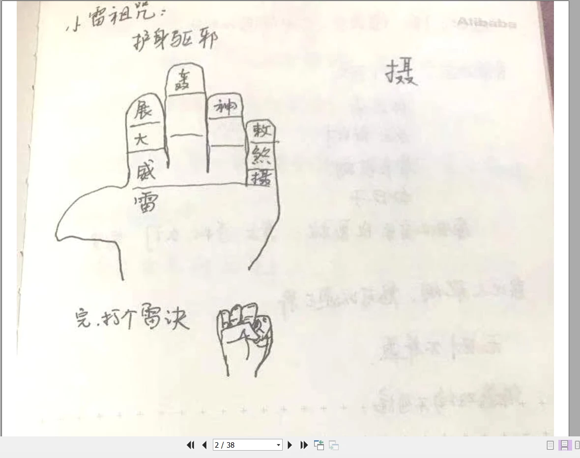 图片[2]_秦万峰《六目道法》电子书手写笔记PDF（38页）_易经玄学资料网