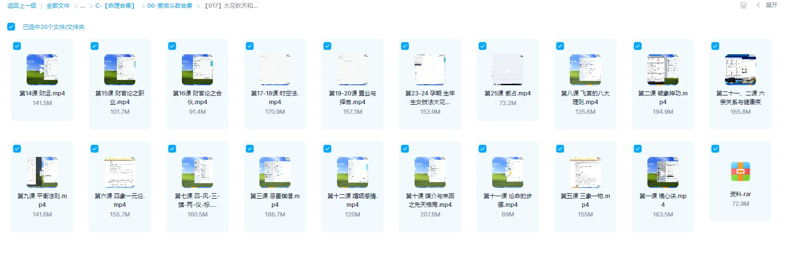 图片[1]_大花钦天和四化紫微斗数视频课_易经玄学资料网