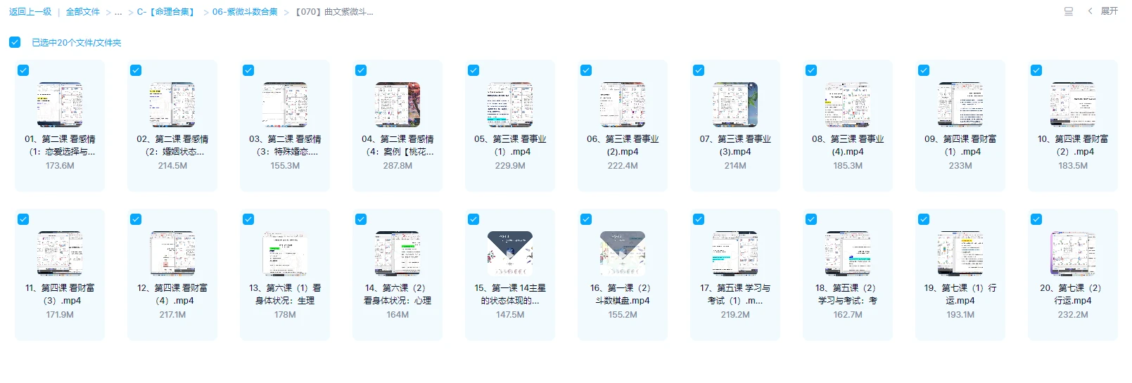 图片[1]_曲文《紫微斗数进阶》视频20集_易经玄学资料网