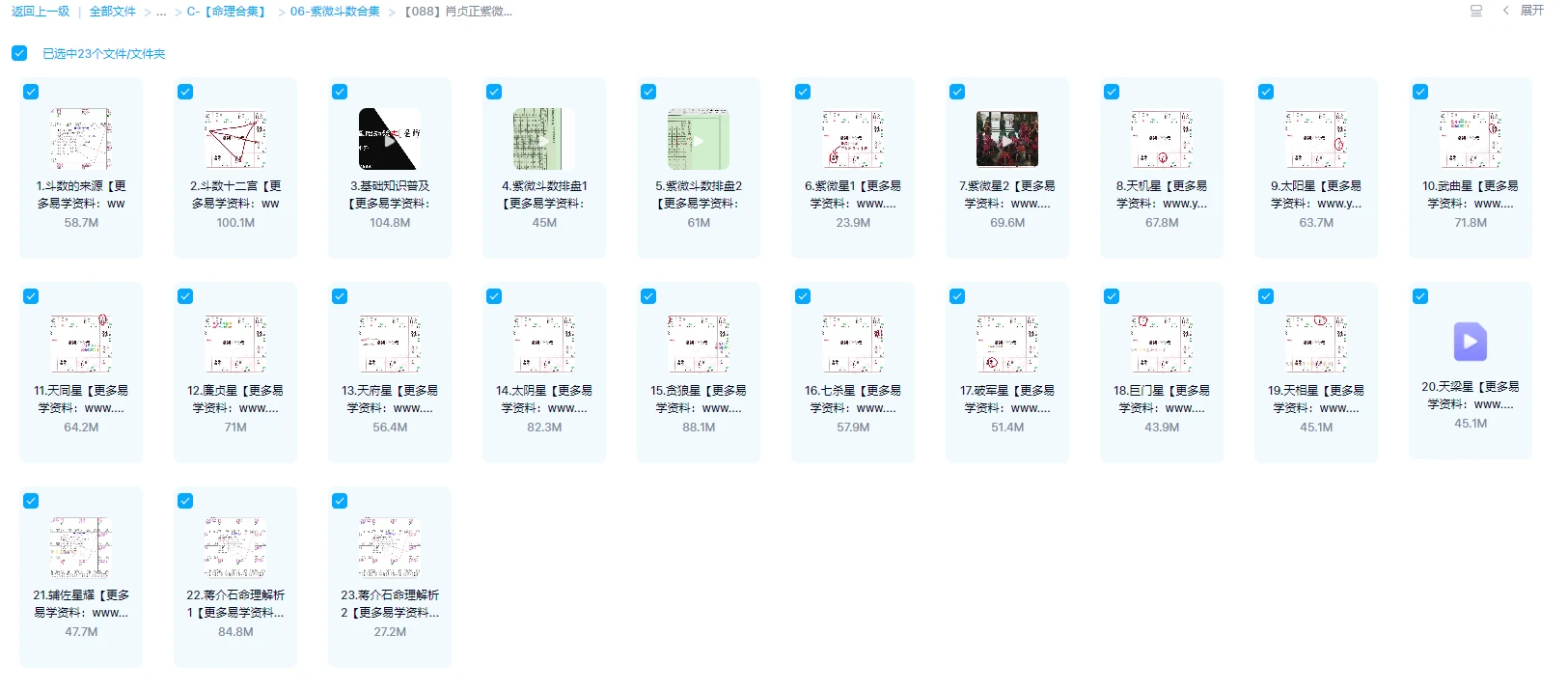 图片[1]_肖贞正《紫微紫数初中级》视频50集_易经玄学资料网