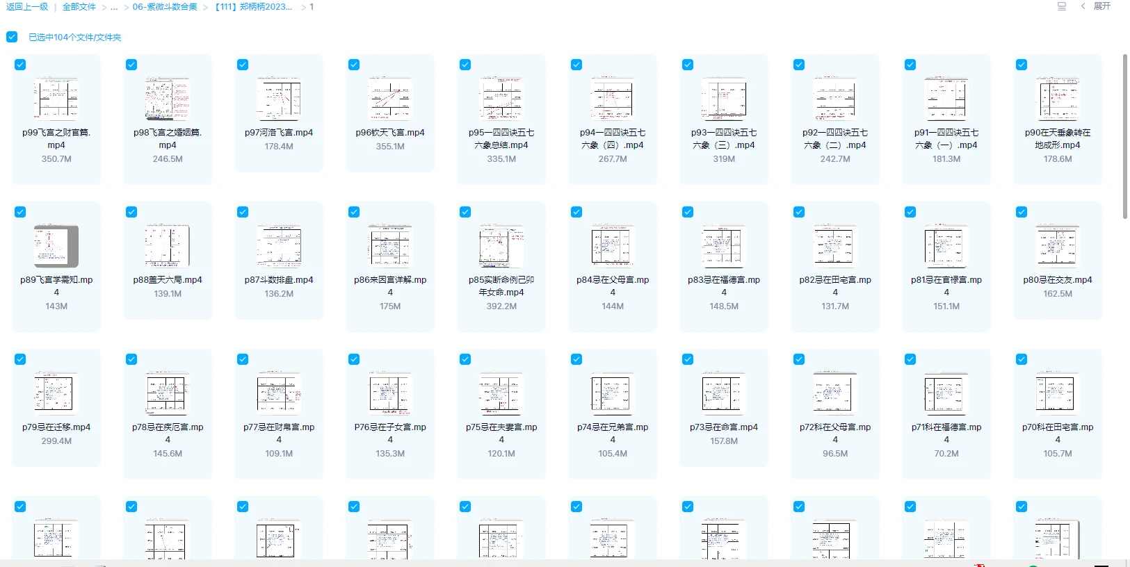 图片[1]_郑柄柄-2023北派紫微斗数（102集视频）_易经玄学资料网