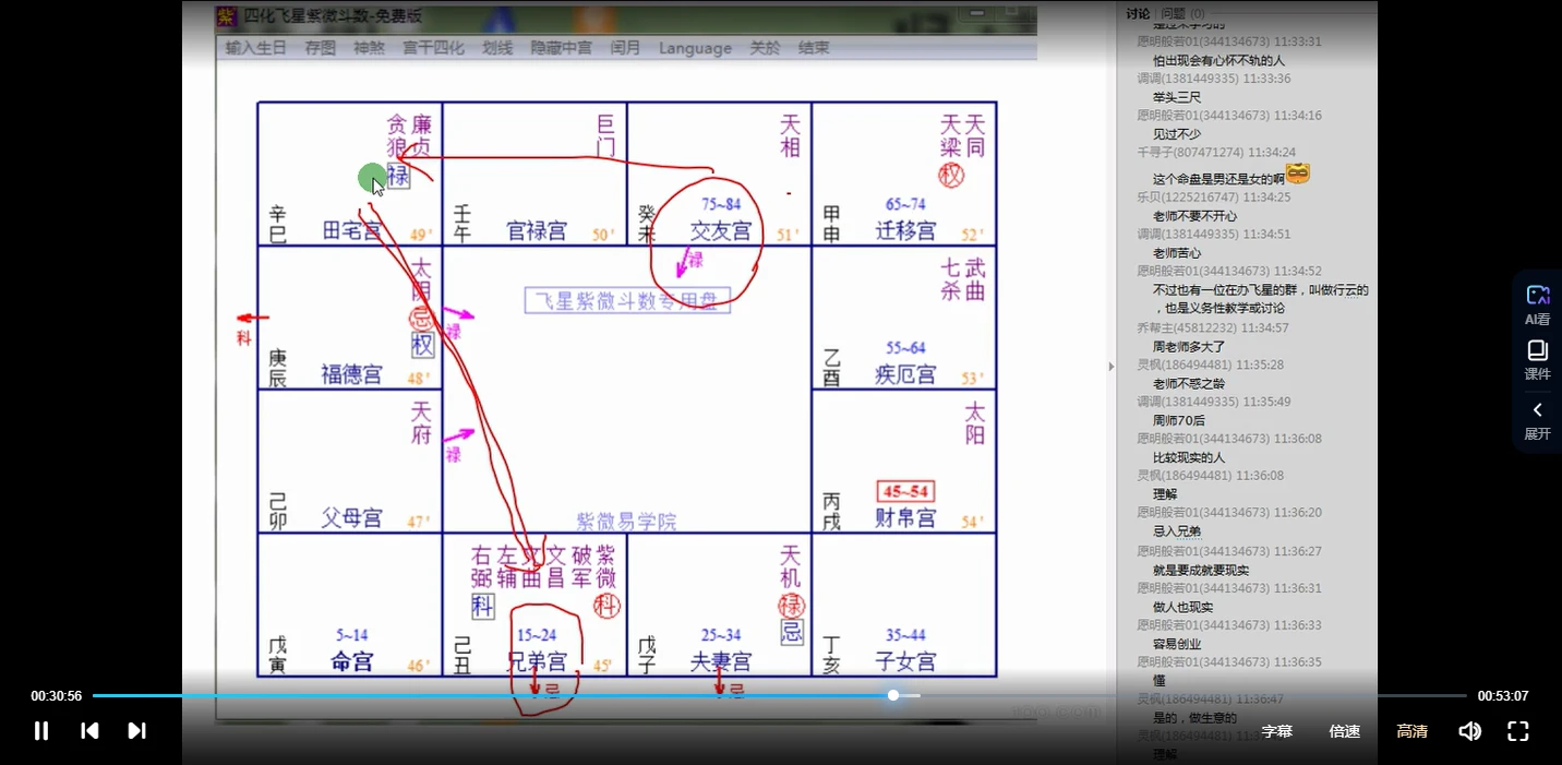 图片[4]_周星飞-紫微斗数课程（视频112集）_易经玄学资料网