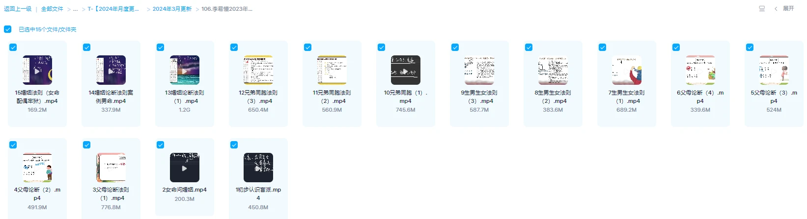 图片[1]_李易懂2023年金镖门盲派六亲论命法则（视频15集）_易经玄学资料网