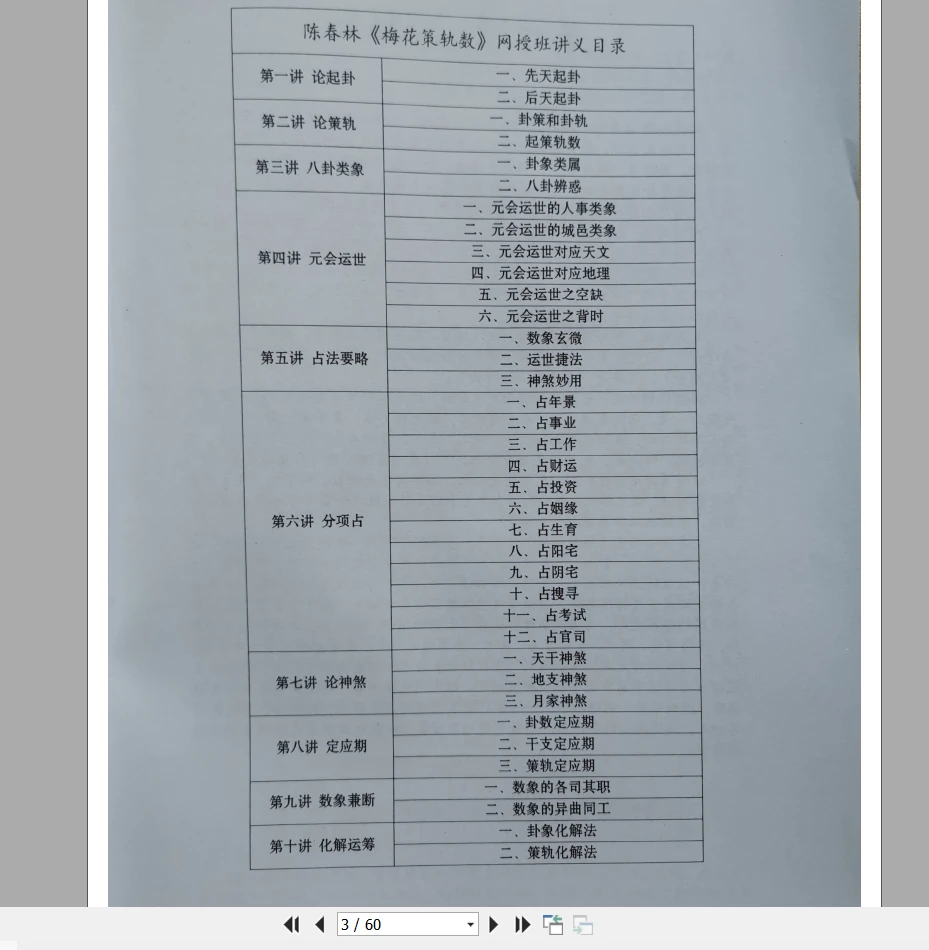 图片[3]_陈春林《梅花策轨数》PDF电子书（60页）_易经玄学资料网