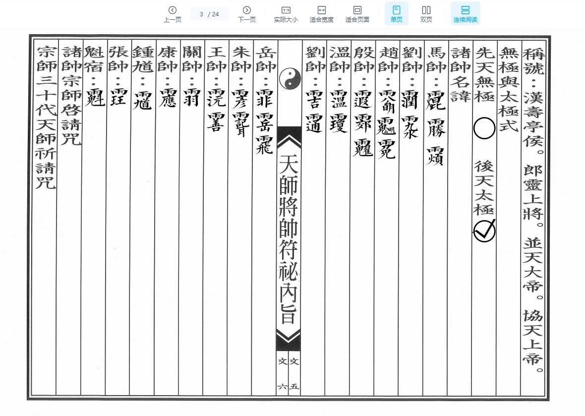 图片[3]_正一天师将帅符秘内旨（秘讳）PDF电子书（24页）_易经玄学资料网