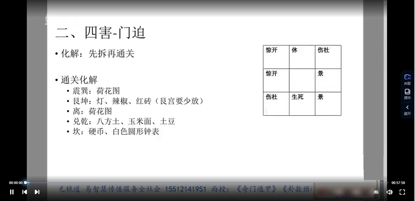 图片[3]_无镜道 米妙多2023年8月奇门布局班（视频18集）_易经玄学资料网