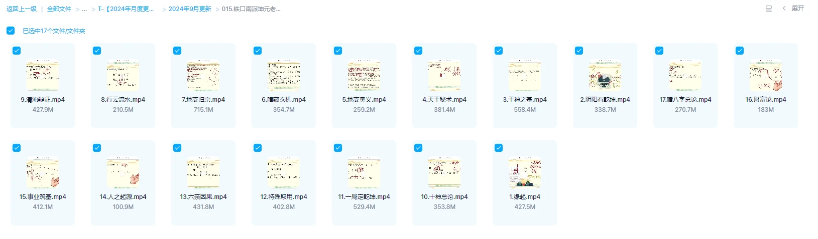 图片[1]_铁口南派坤元老师八字（视频17节）_易经玄学资料网