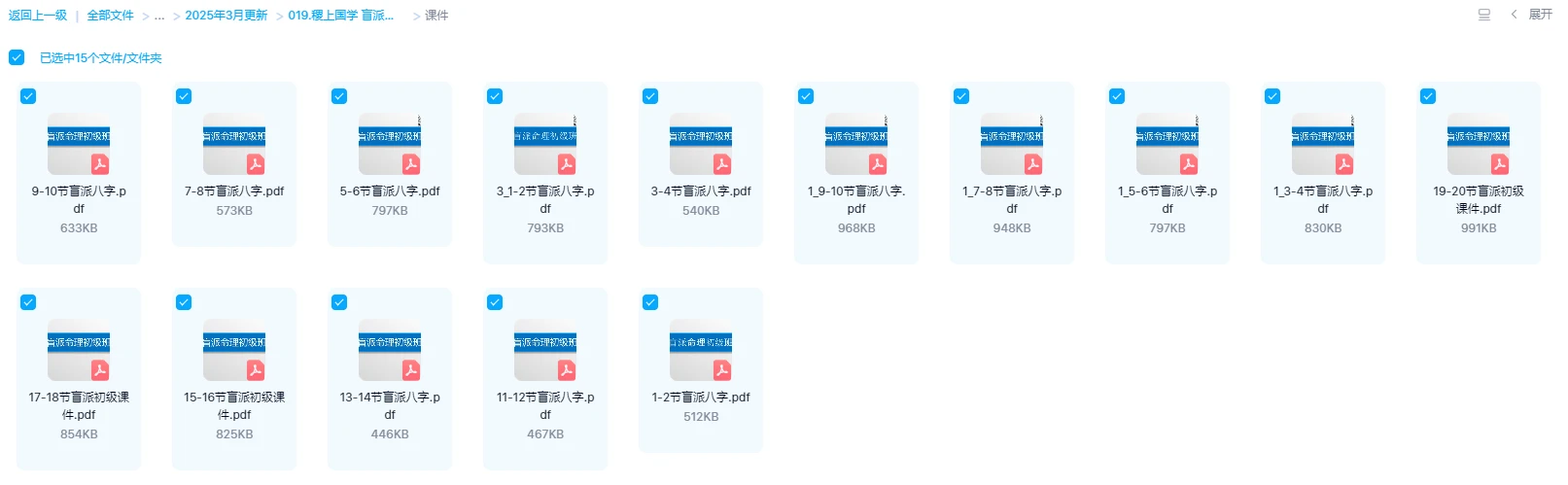 图片[5]_稷上国学-山阳老师《盲派八字课程》（视频20集+课件资料）_易经玄学资料网